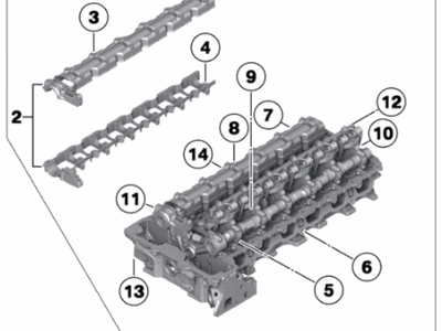 BMW 525xi Cylinder Head - 11127591617