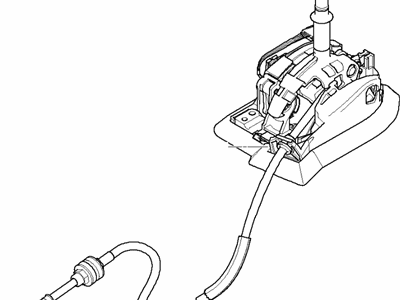 BMW X5 Automatic Transmission Shifter - 25167525328