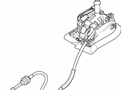 BMW X5 Automatic Transmission Shifter - 25167515432