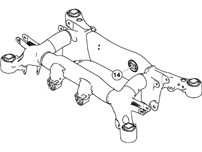 2008 BMW M5 Axle Beam - 33312283290