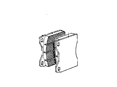 BMW 34111119177 Repair Kit, Brake Pads