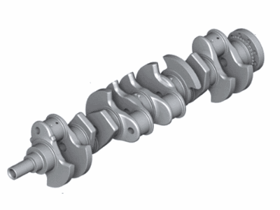 BMW 11218681496 CRANKSHAFT WITHOUT BEARING S