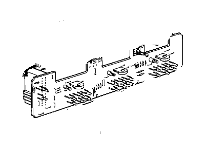 1991 BMW 750iL Hazard Warning Switches - 64119061884