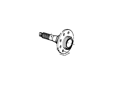 1978 BMW 630CSi Axle Shaft - 33411123710