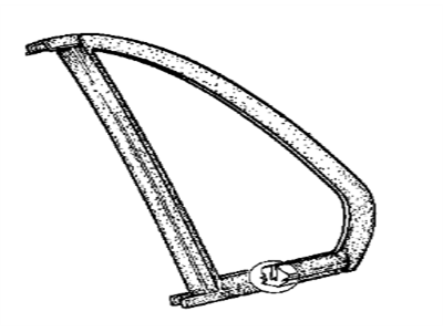 1984 BMW 325e Weather Strip - 51341906747