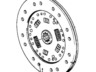 BMW 2002 Clutch Disc - 21211223097