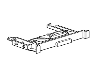 BMW 51168184732 Rear Can Holder