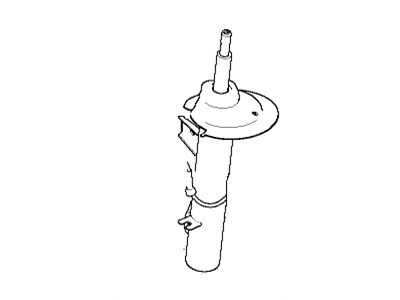 BMW 31316780466 Front Right Spring Strut 31316780466 BMW Front Right Spring Strut Illustration 1 of 1