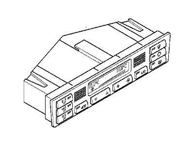 2000 BMW 328Ci A/C Switch - 64118387642