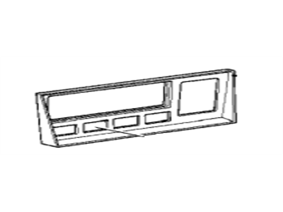 BMW 51161883811 Moulding Radio Cut-Out