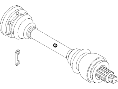 1992 BMW 318i Axle Shaft - 33211227606