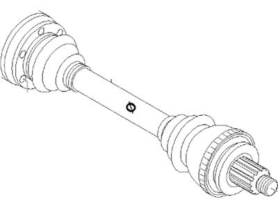 BMW X5 Axle Shaft - 33207500915