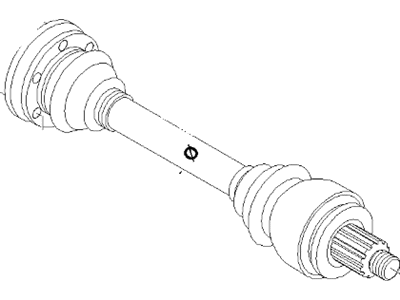 BMW Z4 Axle Shaft - 33207566232