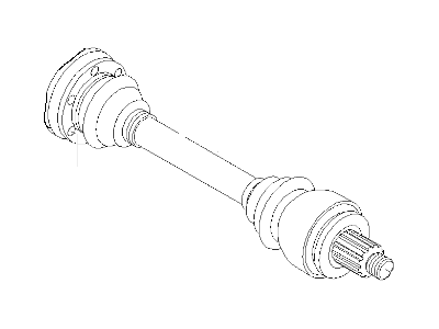 2003 BMW 530i Axle Shaft - 33201229374