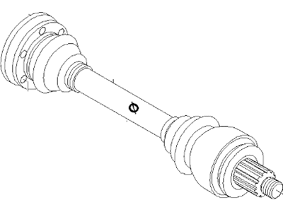 BMW 33211229428 Output Shaft Cv Joint Rear Axle Differential