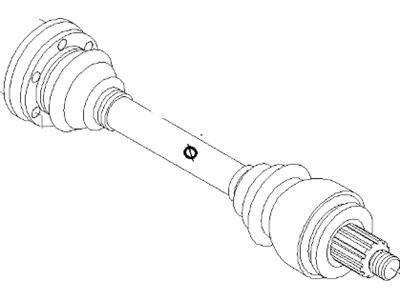 2009 BMW 323i Axle Shaft - 33217561792