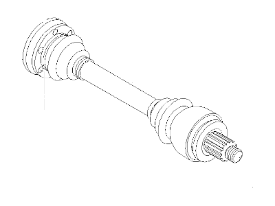 BMW 535xi Axle Shaft - 33207572430