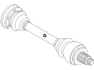 1997 BMW M3 Axle Shaft - 33212228156