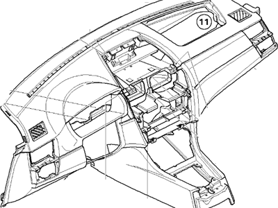 2004 BMW X3 Steering Column Cover - 51453402634