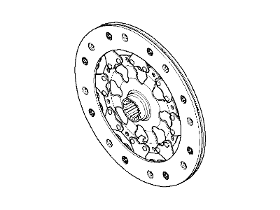 1992 BMW M5 Clutch Disc - 21212226593