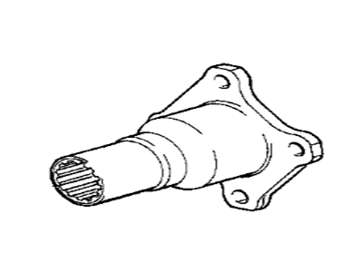 BMW 24211215731 Output Flange