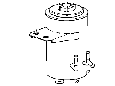 1992 BMW 850i Power Steering Reservoir - 32411137648