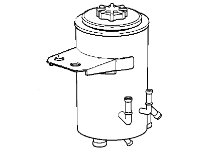 1987 BMW 735i Power Steering Reservoir - 32411132929