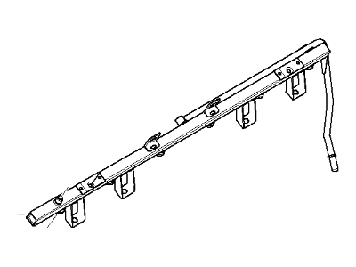 2006 BMW 330Ci Fuel Rail - 13537541452