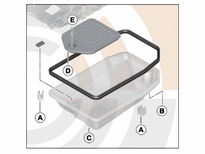 BMW 320i Automatic Transmission Filter - 24152333920