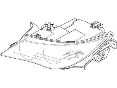 2005 BMW 645Ci Headlight - 63126942576