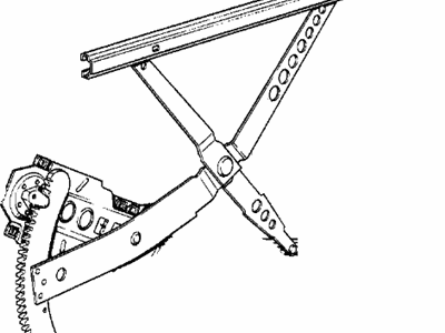 BMW 320i Window Regulator - 51321867902