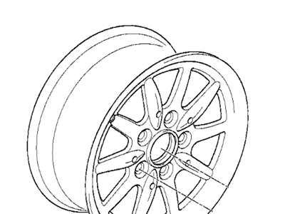 BMW 318i Alloy Wheels - 36111182608