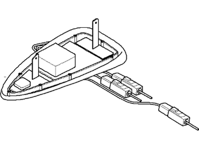 BMW 750i Antenna - 65206957345