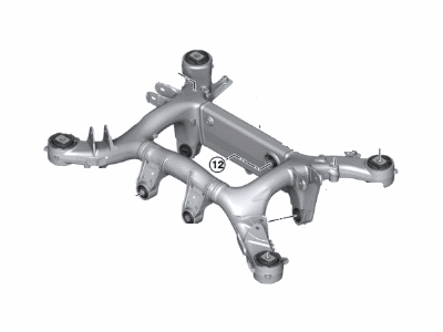 BMW Alpina B7 Rear Crossmember - 33316883918