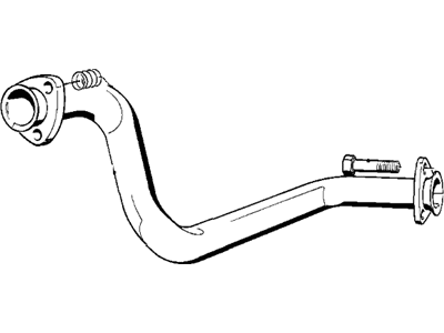 BMW 524td Exhaust Pipe - 18111177015