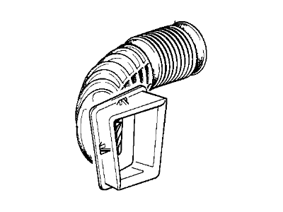 1990 BMW 735iL Air Hose - 13711718994