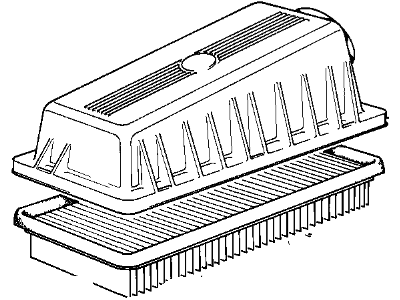 1988 BMW 735iL Air Filter - 13721707021