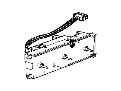 1992 BMW M5 A/C Switch - 64111389624