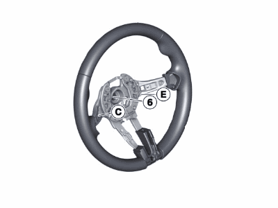 2017 BMW X6 Steering Wheel - 32307847455