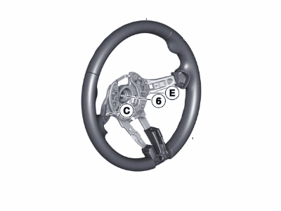 BMW 32307851519 Steering Wheel Leather