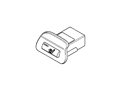 BMW Z8 Seat Heater Switch - 61318377338