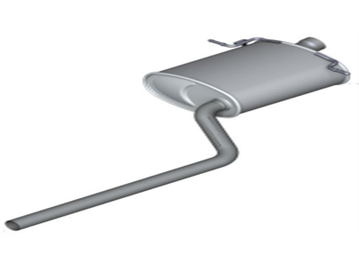 18307646424 BMW Rear Muffler Illustration 1 of 1