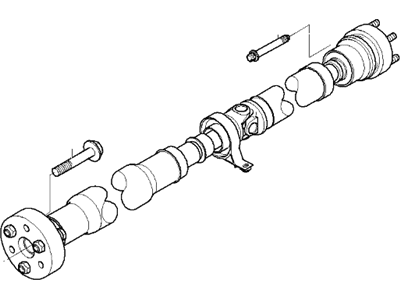 2008 BMW 528xi Drive Shaft - 26107573493