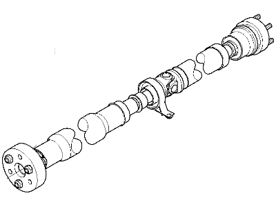 BMW 535i xDrive Drive Shaft - 26107573495