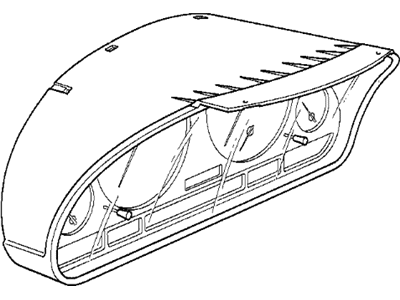 BMW 62119155819 Instrument Cluster