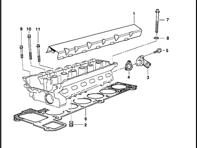 BMW 11129064466 Gasket Set Cylinder Head Asbestos Free