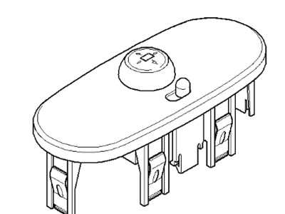 61316924652 BMW Switch For Mirror Adjustment Illustration 1 of 1