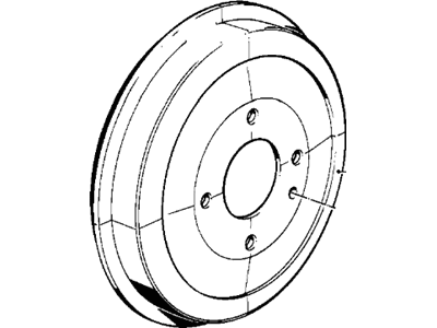 BMW 318i Brake Drum - 34211158556