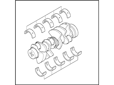 2003 BMW M5 Crankshaft - 11211407796