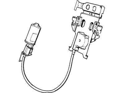 1987 BMW 535i Seat Motor - 52101934550